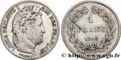 1 franc Louis-Philippe, couronne de chêne 1845 Bordeaux F.210/103