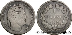 1 franc Louis-Philippe, couronne de chêne 1846 Strasbourg F.210/107