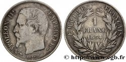 1 franc Napoléon III, tête nue 1854 Paris F.214/2 TB25 