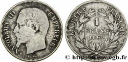1 franc Napoléon III, tête nue 1860 Strasbourg F.214/19