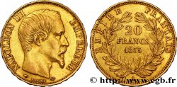 20 francs or Napoléon III, tête nue 1855 Paris F.531/4