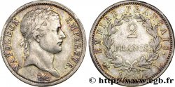 2 francs Napoléon Ier tête laurée, Empire français 1810 Bayonne F.255/17