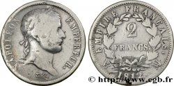 2 francs Napoléon Ier tête laurée, Empire français 1812 Marseille F.255/47
