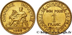 1 franc Chambres de Commerce 1923 Paris F.218/5