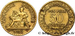 50 centimes Chambres de Commerce 1925 Paris F.191/7