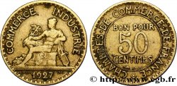 50 centimes Chambres de Commerce 1927 Paris F.191/9 BB48 