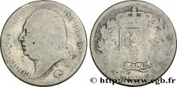 2 francs Louis XVIII 1822 Rouen F.257/37