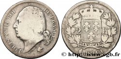 2 francs Louis XVIII 1824 Limoges F.257/56