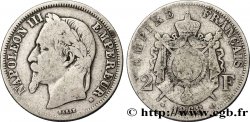 2 francs Napoléon III, tête laurée 1868 Strasbourg F.263/8