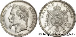 5 francs Napoléon III, tête laurée 1870 Paris F.331/16 TTB50 