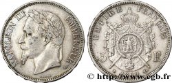 5 francs Napoléon III, tête laurée 1869 Strasbourg F.331/15