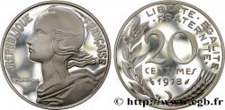 Piéfort argent de 20 centimes Marianne 1978 Pessac F.156/18P