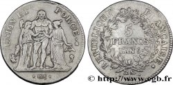 5 francs Union et Force, Union serré, avec glands intérieurs et gland extérieur 1797 Paris F.288/4