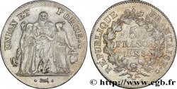 5 francs Union et Force, Union serré, avec glands intérieurs et gland extérieur 1800 Bayonne F.288/53