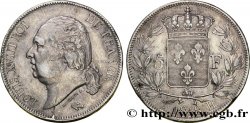 5 francs Louis XVIII, tête nue 1818 La Rochelle F.309/31