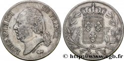 5 francs Louis XVIII, tête nue 1818 Lille F.309/39