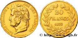 20 francs or Louis-Philippe, Domard 1833 Lille F.527/6