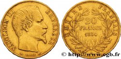 20 francs or Napoléon III, tête nue 1854 Paris F.531/2 SS45 