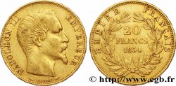 20 francs or Napoléon III, tête nue 1854 Paris F.531/2 TTB45 