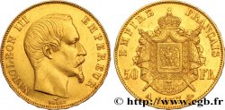 50 francs or Napoléon III, tête nue 1857 Paris F.547/4 TTB48 