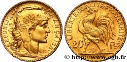 20 francs or Coq, Dieu protège la France 1901 Paris F.534/6 SUP55 
