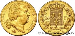 20 francs or Louis XVIII, tête nue 1818 Paris F.519/10