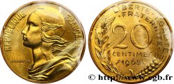 20 centimes Marianne 1968 Paris F.156/8 SPL63 