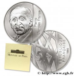 Belle Épreuve 5 francs Mendès-France 1992  F.1201 2 FDC68 