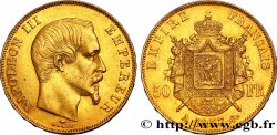 50 francs or Napoléon III, tête nue 1857 Paris F.547/4 TTB48 