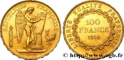 100 francs or Génie, tranche inscrite en relief Dieu protège la France 1886 Paris F.552/7