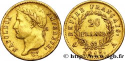 20 francs or Napoléon tête laurée, Empire français 1813 Paris F.516/30