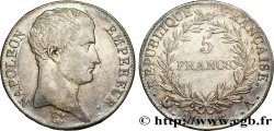 5 francs Napoléon Empereur, Calendrier révolutionnaire 1805 Paris F.303/2 TTB45 