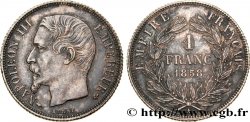 1 franc Napoléon III, tête nue 1858 Paris F.214/11