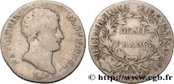 Demi-franc Napoléon Empereur, Calendrier révolutionnaire 1805 Limoges F.174/15