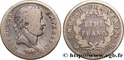 Demi-franc Napoléon Ier tête laurée, Empire français 1811 Bordeaux F.178/27