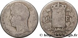 1/2 franc Charles X 1825 Paris F.180/1 AB4 