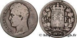 1/2 franc Charles X 1826 Rouen F.180/3