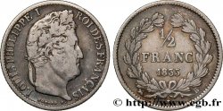 1/2 franc Louis-Philippe 1833 Rouen F.182/30 TB25 