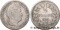 1/2 franc Louis-Philippe 1833 Lille F.182/39
