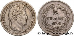 1/2 franc Louis-Philippe 1842 Rouen F.182/95 TTB45 