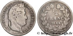 1/2 franc Louis-Philippe 1844 Strasbourg F.182/105 TB18 