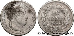 50 centimes Louis-Philippe 1845 Strasbourg F.183/4