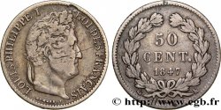 50 centimes Louis-Philippe 1847 Bordeaux F.183/15