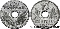 10 centimes État français, petit module 1944  F.142/3 MS60 