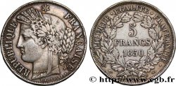 5 francs Cérès, IIe République 1850 Paris F.327/4