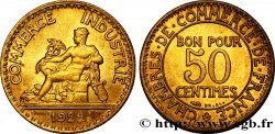 50 centimes Chambres de Commerce 1922 Paris F.191/4