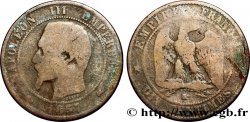 Dix centimes Napoléon III, tête nue 1857 Bordeaux F.133/44