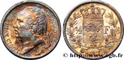 1/2 franc Louis XVIII, frappe médaille 1817 Paris F.179/9 var.