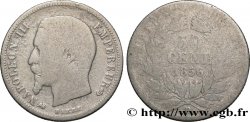 50 centimes Napoléon III, tête nue 1856 Lyon F.187/7