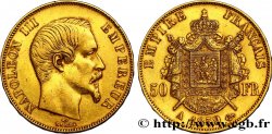50 francs or Napoléon III, tête nue 1859 Paris F.547/7